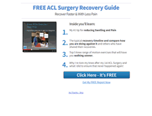 Tablet Screenshot of aclsurgeryrecovery.net